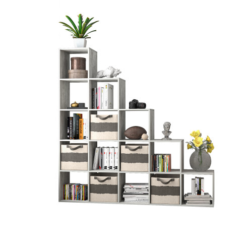 Стелаж для книг та декору на 15 комірок