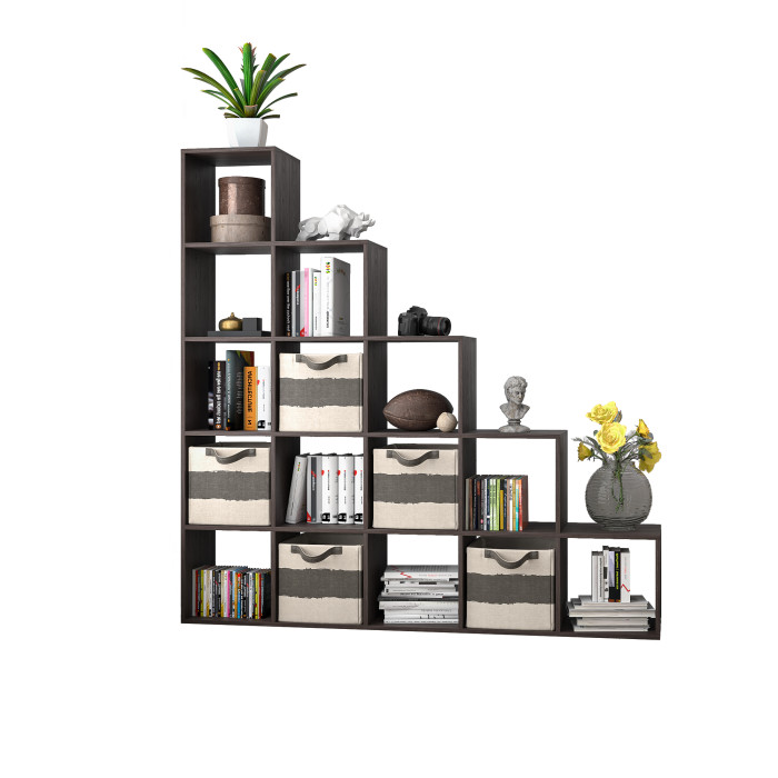 Стеллаж для книг и декора на 15 ячеек