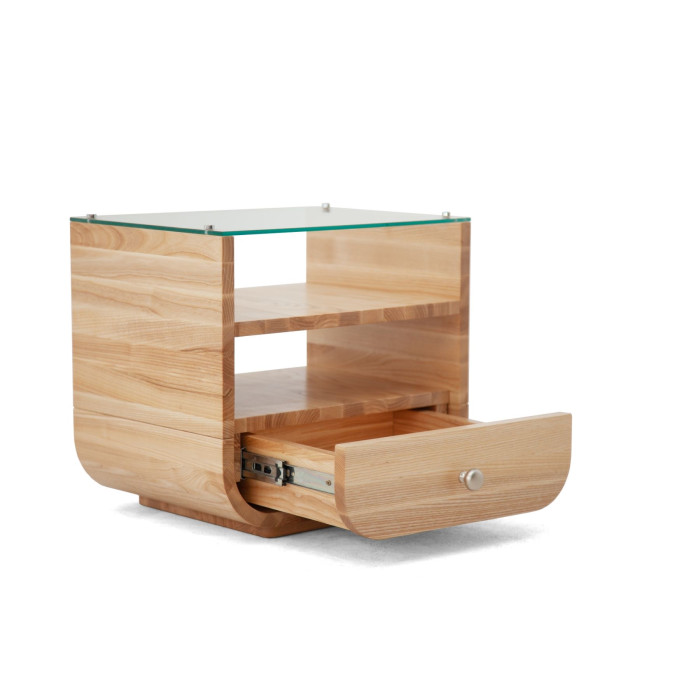 Тумба Еверлі зі склом