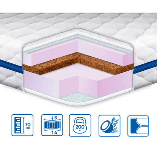 Топпер cocos-mix трикотаж