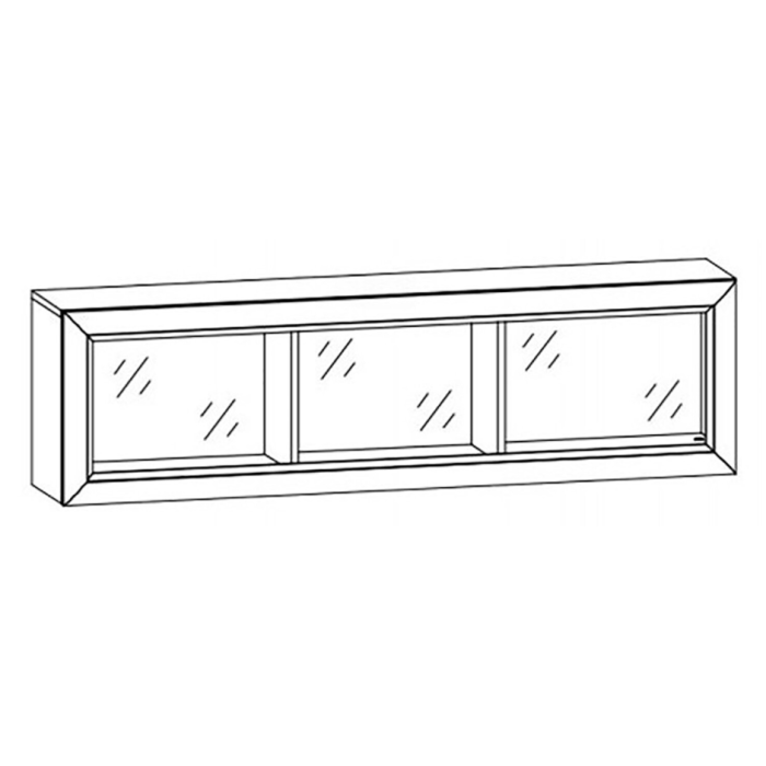 Шафи-вітрина навісна ВМК Коен ІІ 150 см