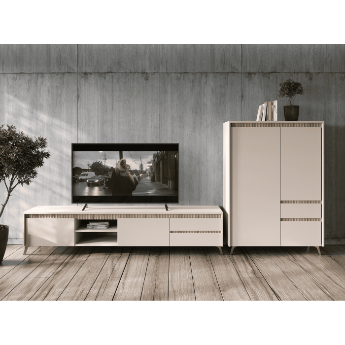 Лаундж тумба ТВ RTV2K2So кашемір